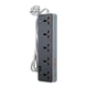 Сетевой фильтр Hoco AC14A Rico 5-position socket (PD30W/1C3A) (EU) Black - изображение 1
