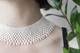 Жіноче намисто, силянка біла широка, гердан, чокер Valensia White - изображение 6
