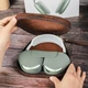 Винтажная сумка из натуральной кожи для Apple AirPods Max, дорожный чехол для хранения наушников, Темно-Коричневый - изображение 2