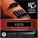 Струны для электроскрипки D'Addario NS Electric Violin String Set 4/4 Scale Medium Tension - изображение 1