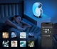 Портативная смарт колонка часы для сна и пробуждения на аккумуляторе G-Smart Pro Snail G70 Conch Music Lamp LED Bluetooth App control - изображение 9