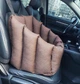 Автокресло сумка-переноска автогамак лежак для собак животных автомобильная переноска съемный чехол на подушке 50 х 45 см Темно-коричневый - изображение 2
