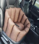 Автокресло сумка-переноска автогамак лежак для собак животных автомобильная переноска съемный чехол на подушке 50 х 45 см Темно-коричневый - изображение 11