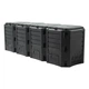 Компостер садовий Prosperplast PIKSM1600C-S411 1600 л 2610 x 719 x 826 мм 4 модулі Чорний - зображення 1