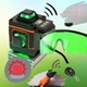 4D Нівелір лазерний рівень Hikey Cross-Line Laser 360 з перехресною лінією 25 м зі штативом та аксесуарами - зображення 6