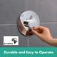 Зовнішня частина змішувача без прихованої частини HANSGROHE DuoTurn S хром латунь 155мм 75418000 - зображення 3