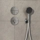 Внешняя часть смесителя без скрытой части HANSGROHE ShowerSelect Comfort S хром латунь 155мм 15562000 - изображение 8
