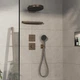 Внешняя часть смесителя без скрытой части HANSGROHE ShowerSelect Comfort E бронзовый латунь 155x155мм 15574140 - изображение 6