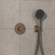 Внешняя часть смесителя без скрытой части HANSGROHE ShowerSelect Comfort S бронзовый латунь 155мм 15554140 - изображение 4