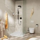 Внешняя часть смесителя без скрытой части HANSGROHE ShowerSelect Comfort S черный латунь 155мм 15554670 - изображение 6