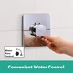 Зовнішня частина змішувача без прихованої частини HANSGROHE ShowerSelect Comfort Q хром латунь 155x155мм 15588000 - зображення 4