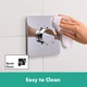 Зовнішня частина змішувача без прихованої частини HANSGROHE ShowerSelect Comfort Q хром латунь 155x155мм 15588000 - зображення 5