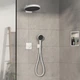Внешняя часть смесителя без скрытой части HANSGROHE ShowerSelect Comfort Q белый латунь 155x155мм 15583700 - изображение 5
