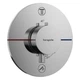 Внешняя часть смесителя без скрытой части HANSGROHE ShowerSelect Comfort S хром латунь 155мм 15554000 - изображение 1