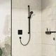 Зовнішня частина прихованого змішувача HANSGROHE DuoTurn Q чорний латунь 155x155мм 75614670 - зображення 5