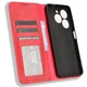 Чохол-книжка Deexe Retro Style для TECNO Spark 20 / Infinix Smart 8 Plus - Red - зображення 5