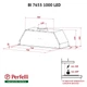 Витяжка повновбудована Perfelli BI 7653 I 1000 LED - зображення 10
