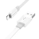 Кабель USB Borofone BX89 Union USB-A to iPhone Lightning сила тока до 2.4A защищен оплеткой из PVC, цвет Белый - изображение 2