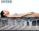 Матрас надувной двухспальный для сна плавания пляжа двухместный Intex 64765 матрац интекс велюровый с двумя подушками и ручным насосом клапан 2в1 152 х 203 х 25 см в коробке синий матрацы надувные матрасы для плаванья - изображение 7