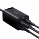 Зарядное устройство Baseus GaN3 Pro Desktop Fast Charger 2C+2U 65W(Cable Type-C 100W 1m) Black (CCGP040101) - изображение 4