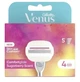 Змінні картриджі для гоління (леза касети) жіночі Venus ComfortGlide Sugarberry Scent With Olay з ароматом солодких ягід 4 шт - зображення 2