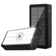 Power Bank Solar 30000 mAh 22,5 Вт з бездротовою зарядкою, сонячною панеллю та ліхтариком Чорний (код: PS-403) - зображення 2
