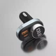 FM-трансмиттер для воспроизведения музыки с телефона +2USB +Type-C для зарядки Black, модулятор Proove (FMSL30110001) - изображение 7