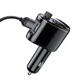 Автомобильный FM-трансмиттер модулятор Baseus FM Launcher Locomotive 3.4A 2USB black - изображение 5