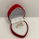 Кольцо с цирконами "Сияющая дорожка к сердцу" медзолото 18К Xuping Jewelry размер 16 мм упаковано в бархатную коробочку (13498) - изображение 3