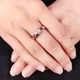 Кольцо с кубическим цирконом в форме бриллианта "Золотая классика" Xuping Jewelry медзолото 18К размер 20 мм (9730) - изображение 5