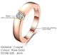 Кольцо с кубическим цирконом в форме бриллианта "Золотая классика" Xuping Jewelry медзолото 18К размер 20 мм (9730) - изображение 6