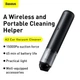 Автомобильный пылесос Baseus аккумуляторный Car Vacuum Cleaner A3 dark gray (CRXCQA3-0A) - изображение 5
