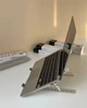 Подставка для ноутбуков и планшетов HQ-Tech Stabletron Aluminum Laptop Stand Silver для MacBook повышенная стойкость, складная конструкция ( цвет siilver) + тканевый чехол для хранения в комплекте - изображение 7