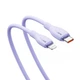 Кабель зарядний Baseus Pudding Series Lightning 20Вт 1.2м Purple - зображення 3