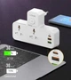 Сетевой удлинитель фильтр разветвитель LDNIO SC2311 2 USB 1 Type-C 2 розетки с ночником 20W Белый - изображение 5
