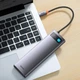 Переходник/USB-Хаб Baseus Metal Gleam Series 12 в 1 - изображение 3