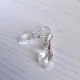 Серьги Hand Made с прозрачными кристаллами Swarovski в форме капли - изображение 3
