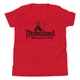 Футболка Dismaland Бенксі для дівчинки Gildan 1-877-445-3265-д 128 см (7-8 years) червоний - зображення 2