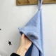 Махровое полотенце с уголком для новорожденных 70х70 см Oh My Kids Голубой - изображение 3