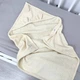 Дитячий махровое полотенце с уголком 100х100 см Oh My Kids Молочный - изображение 1