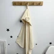 Дитячий махровое полотенце с уголком 100х100 см Oh My Kids Молочный - изображение 2