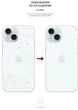 Защитная пленка на заднюю панель для смартфона Apple iPhone 15 ArmorStandart Carbone Transparent (ARM71898) - изображение 3
