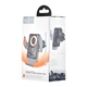 Холдер Hoco HW7 Transparent Discovery Edition wireless fast charg car holder (air outlet) Metal Gray - изображение 2