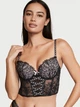 Корсет Victoria's Secret Lightly-Lined Heritage Ribbon Slot Bra Top Small-DD Чорний - зображення 1