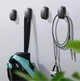 Универсальный автомобильный держатель-крючок Baseus Small Shell Vehicle Hook Black 4шт/уп (ACGGBK-01) - изображение 3