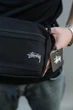 Сумка кросс-боди Stussy через плече мужская женская Черный 31993(AN) - изображение 5