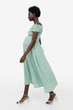 Платье для беременных H&M XL светло зеленый 26121116345 - изображение 3