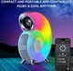 Портативная колонка ночник часы для пробуждения и сна 5W RGB Snail Conch Music Lamp таймер Bluetooth будильник G-Smart G70 - изображение 4