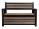 Лавка-скриня Keter Hudson Storage Bench 227л. 235687 коричнева - зображення 1