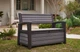 Лавка-скриня Keter Hudson Storage Bench 227л. 235687 коричнева - зображення 2